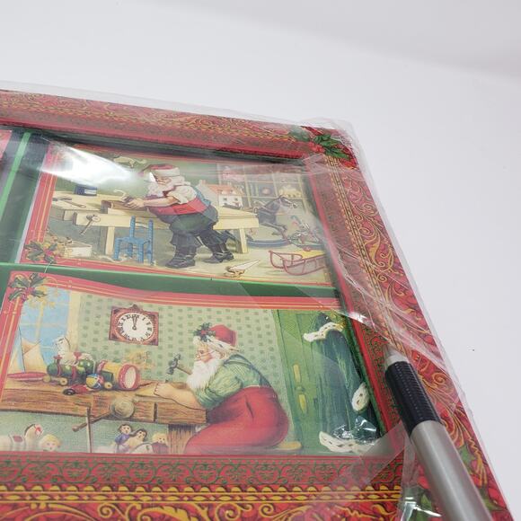 Santa's Workshop Christmas Notecard + Envelope Set - Multi-sized, Blank Interior - Picture 5 of 5